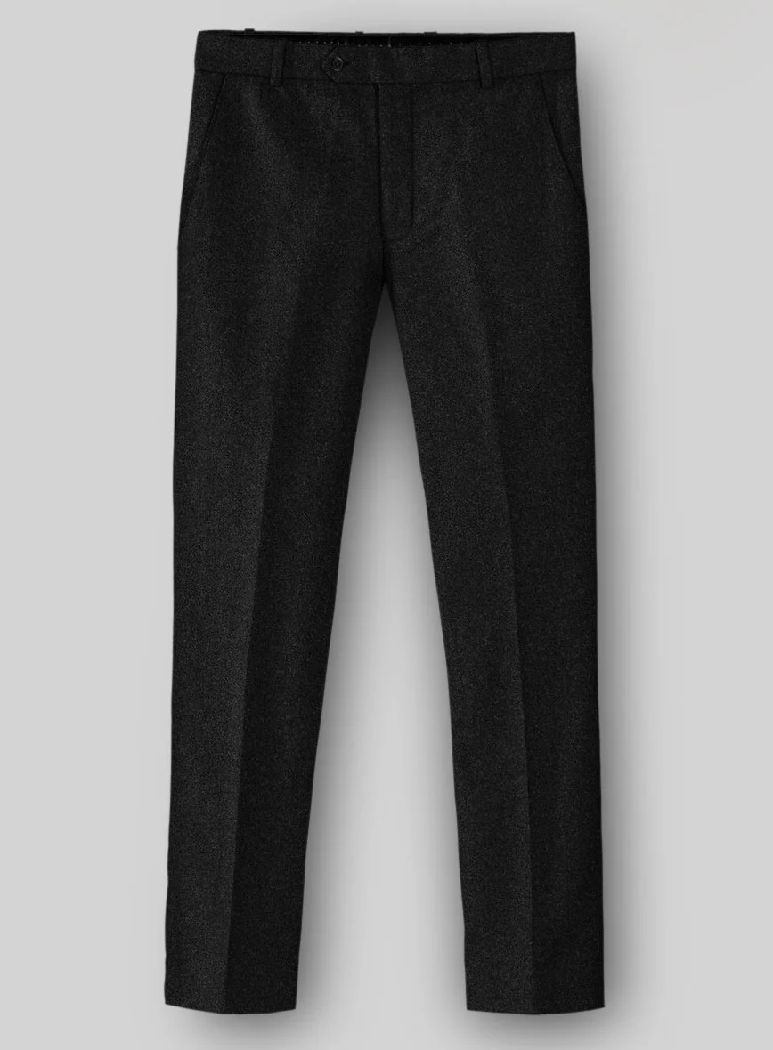 Naples Black Tweed Suit - Image 6