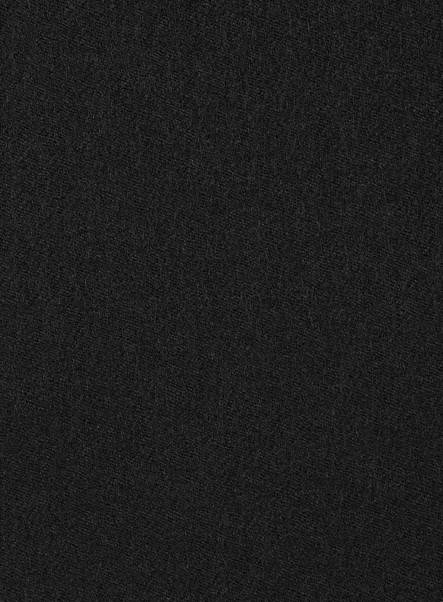 Naples Black Tweed Double Breasted Suit - Image 4