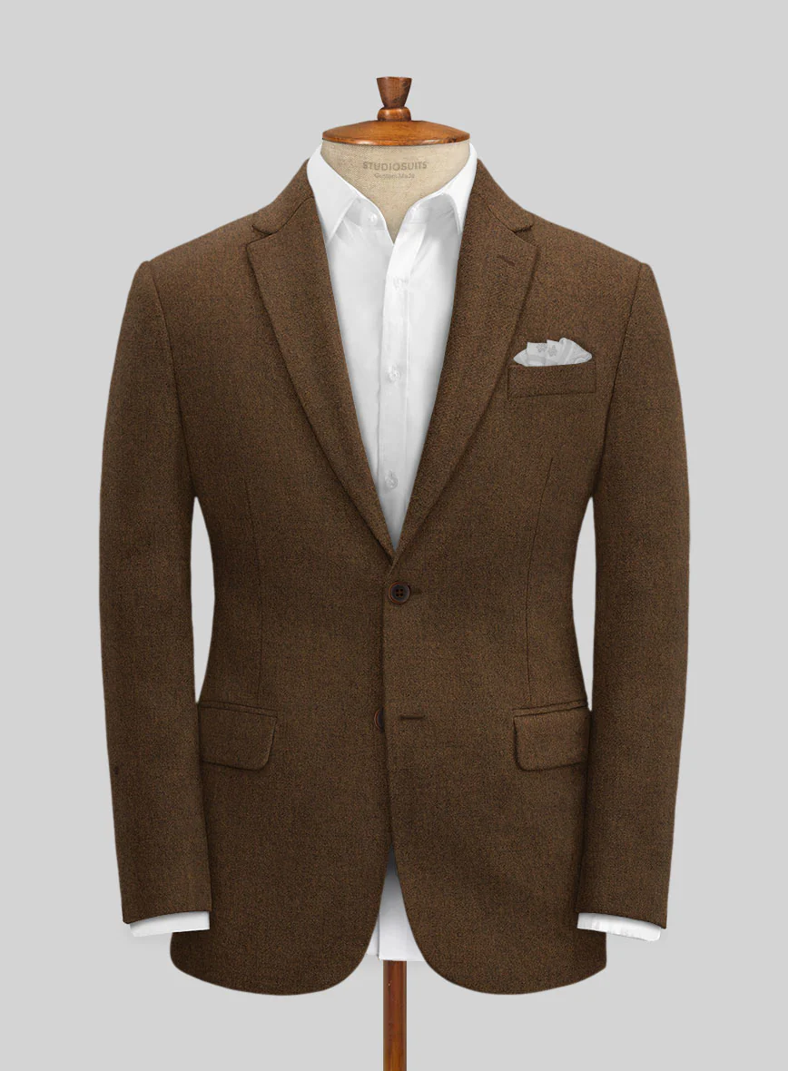 Naples Caffe Brown Tweed Jacket - Image 2