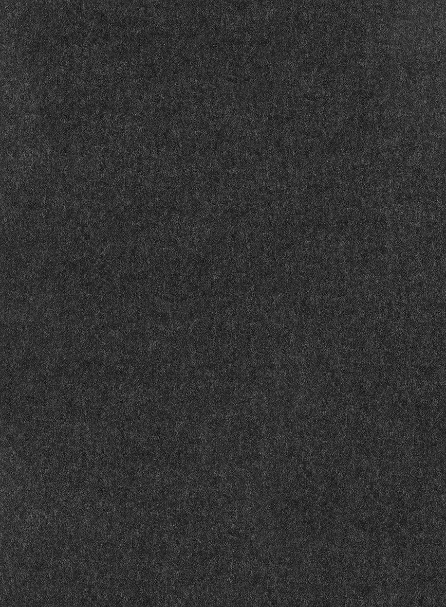 Naples Charcoal Tweed Double Breasted Jacket - Image 2