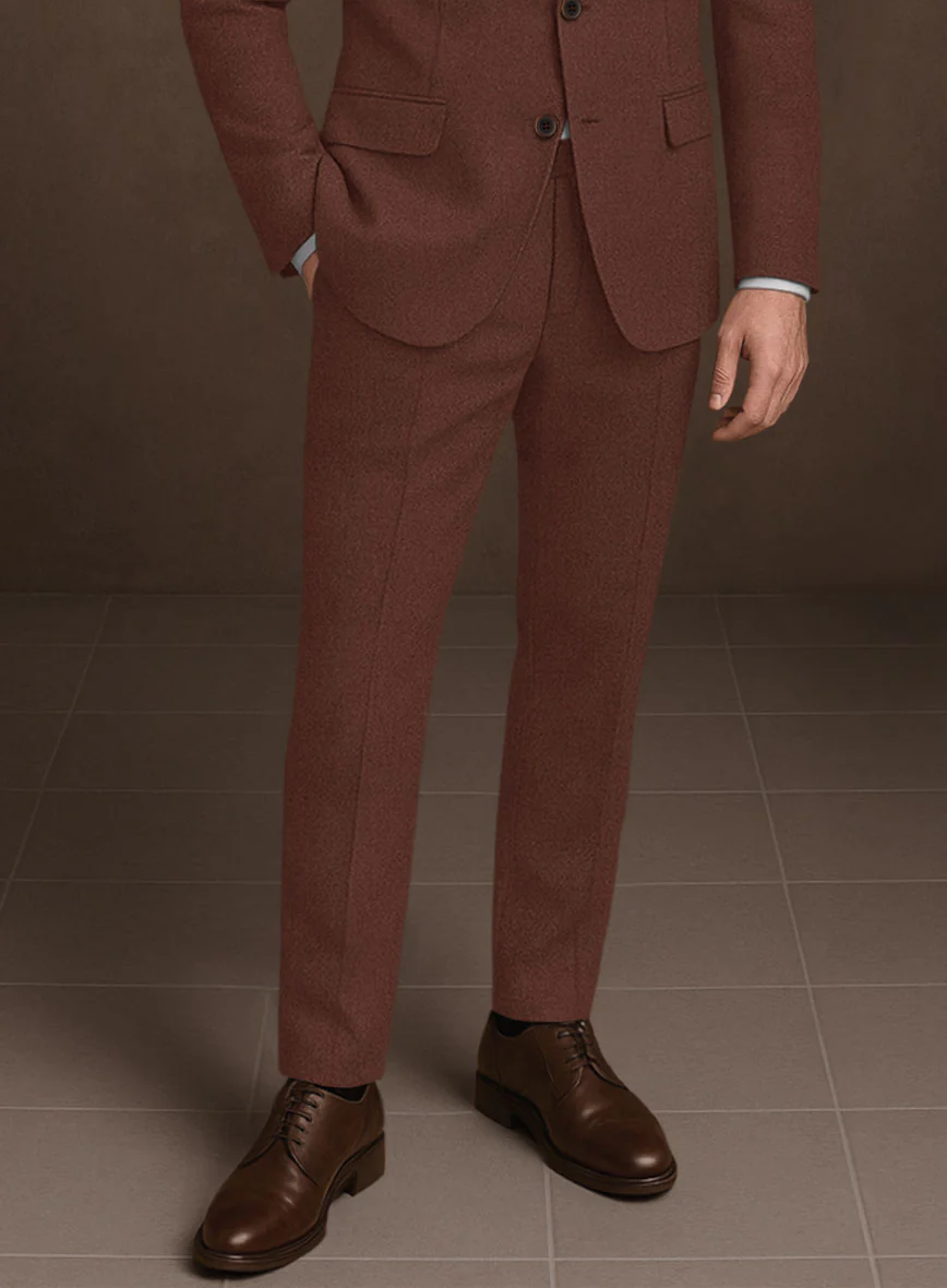 Naples Chestnut Tweed Suit - Image 7