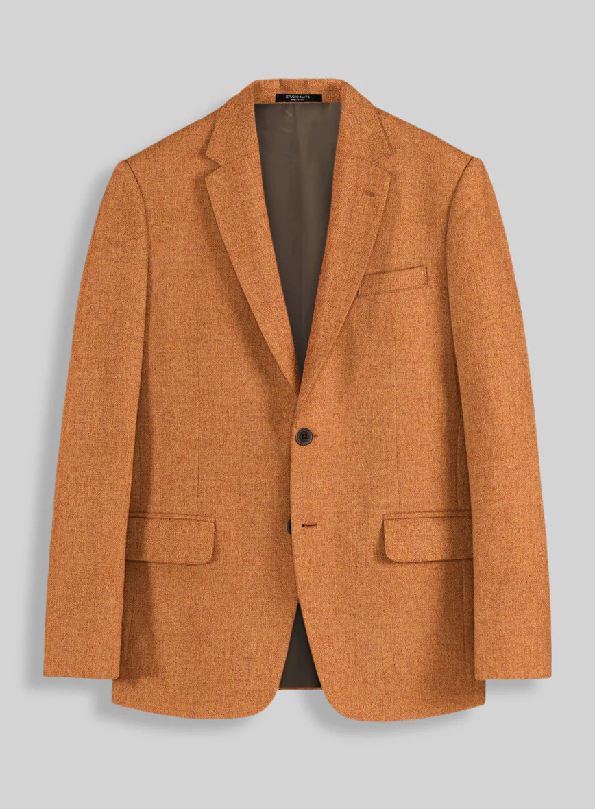 Naples Cocktail Orange Tweed Suit - Image 3
