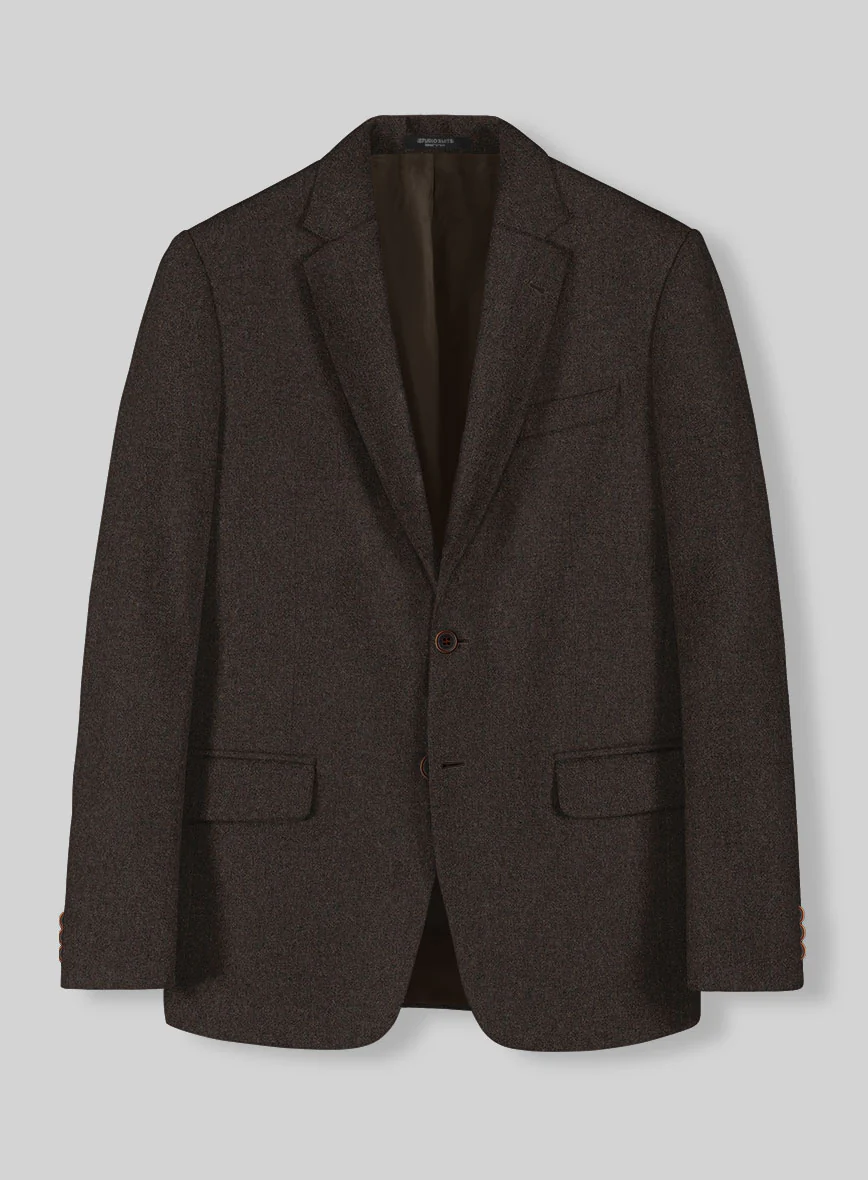 Naples Dark Brown Tweed Jacket