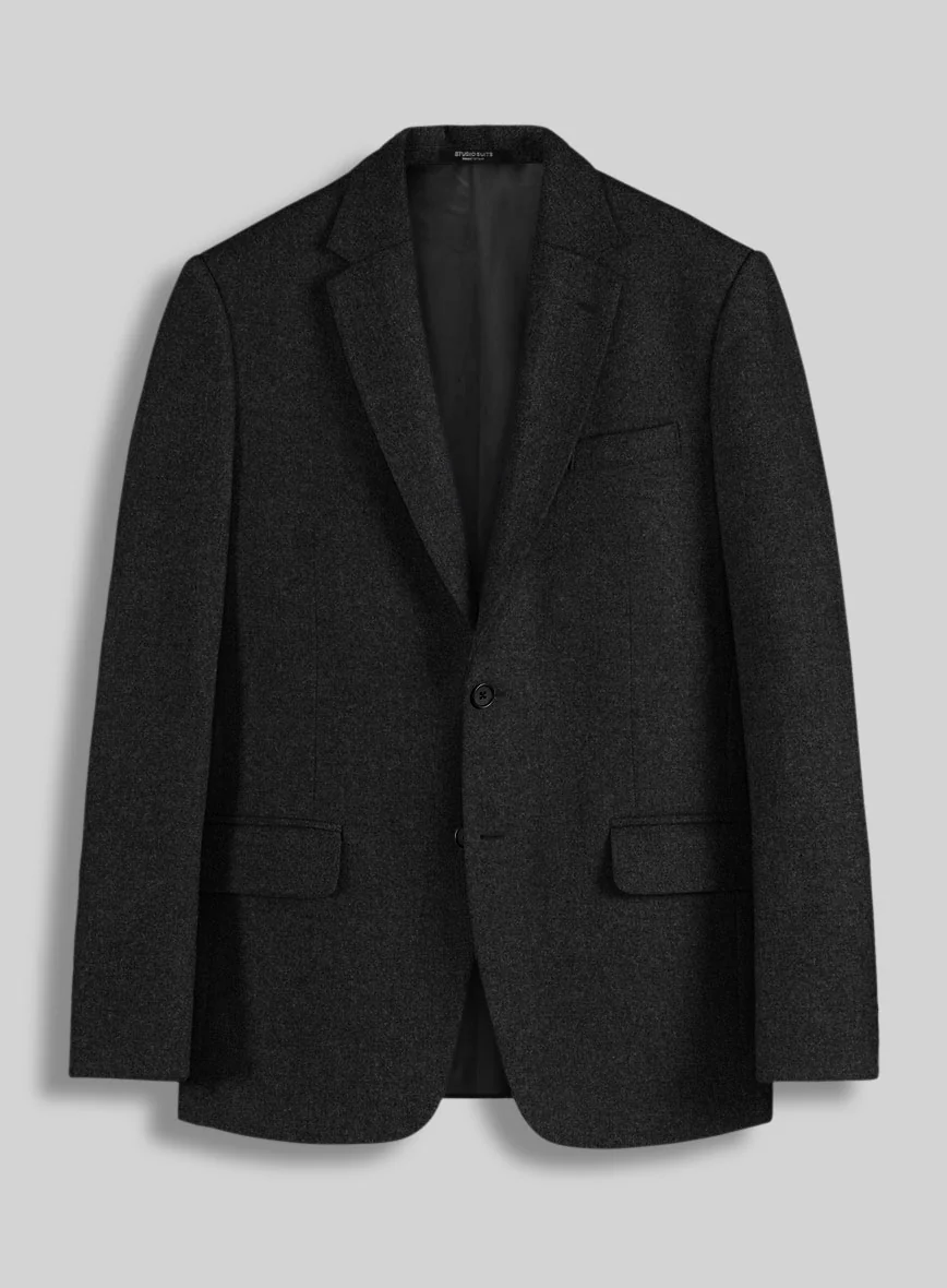 Naples Dark Charcoal Tweed Jacket