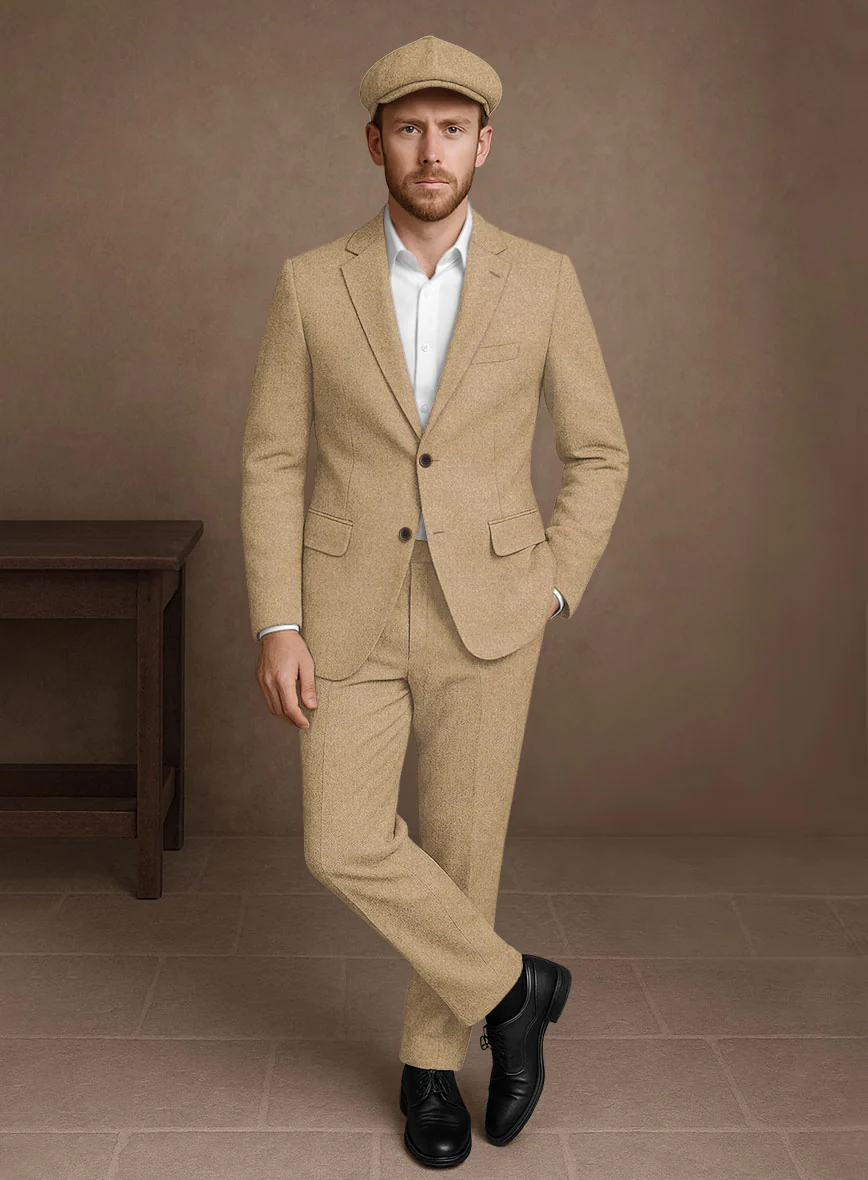 Naples Desert Haze Tweed Suit