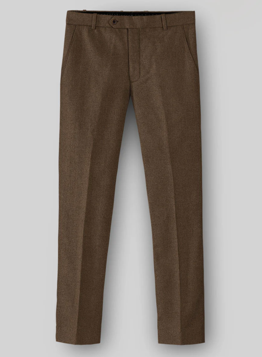 Naples Espresso Brown Tweed Suit - Image 6