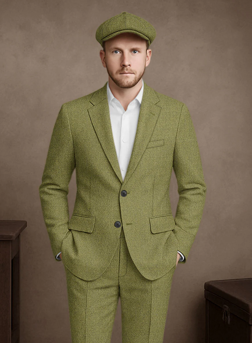 Naples Festa Green Tweed Jacket - Image 2