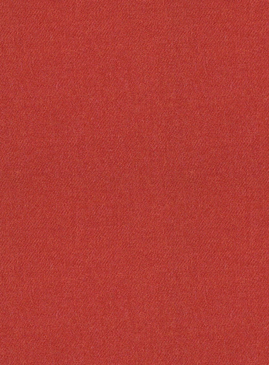 Naples Fiery Orange Tweed Jacket - Image 3