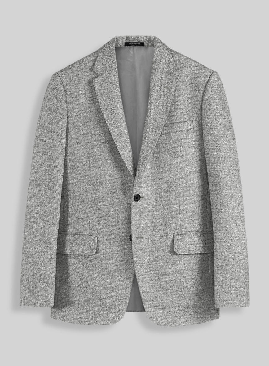 Naples Light Gray Tweed Jacket