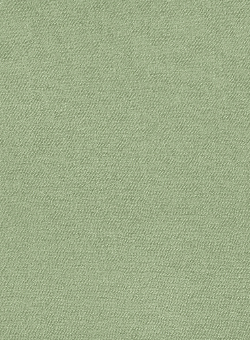 Naples Light Green Tweed Pants - Image 4