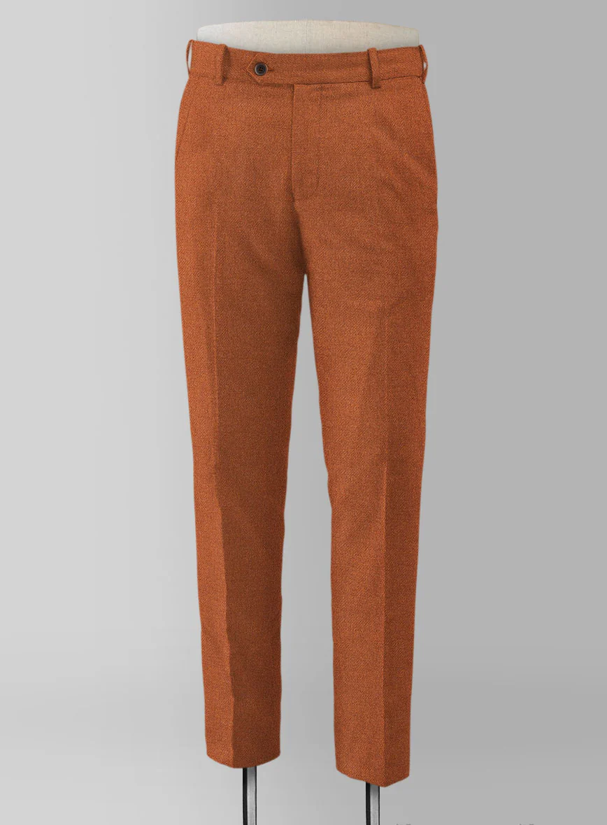 Naples Maitai Orange Tweed Pants - Image 2