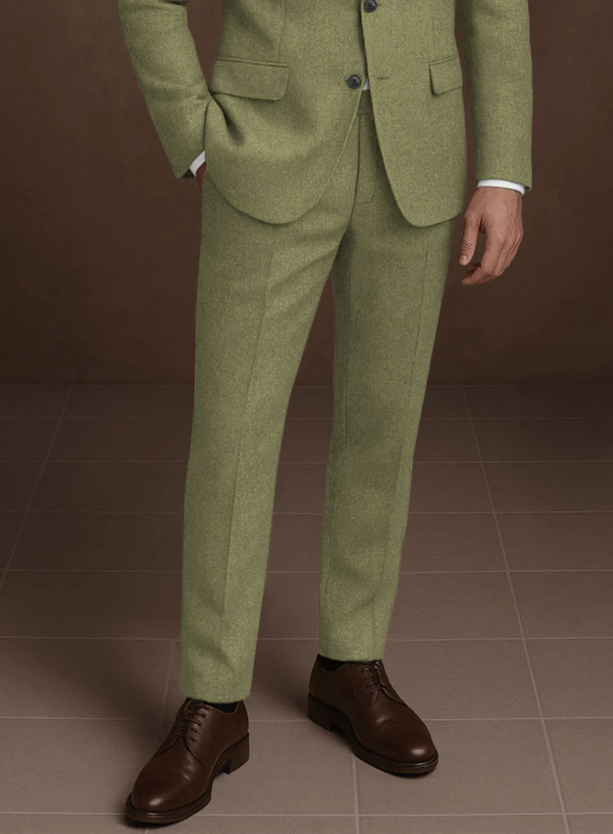 Naples Martini Green Tweed Pants - Image 2