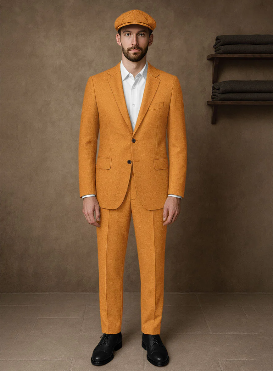 Naples Mustard Tweed Suit