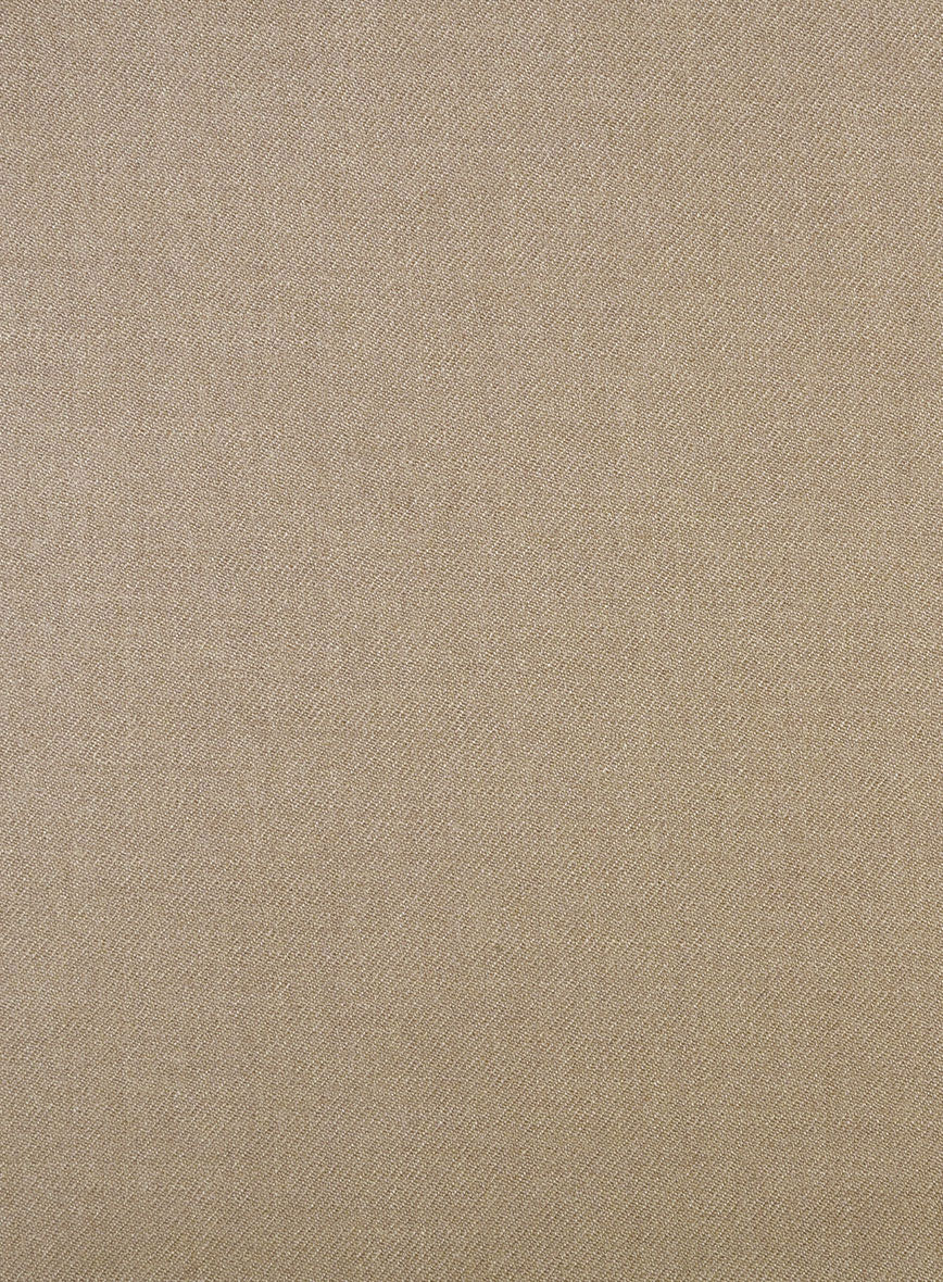 Naples Muted Beige Tweed Double Breasted Suit - Image 4
