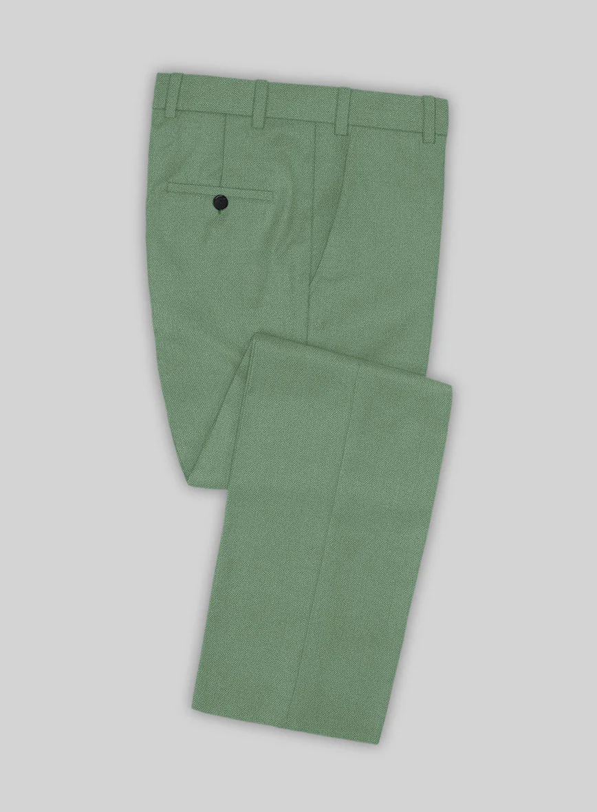 Naples Notte Green Tweed Double Breasted Suit - Image 3