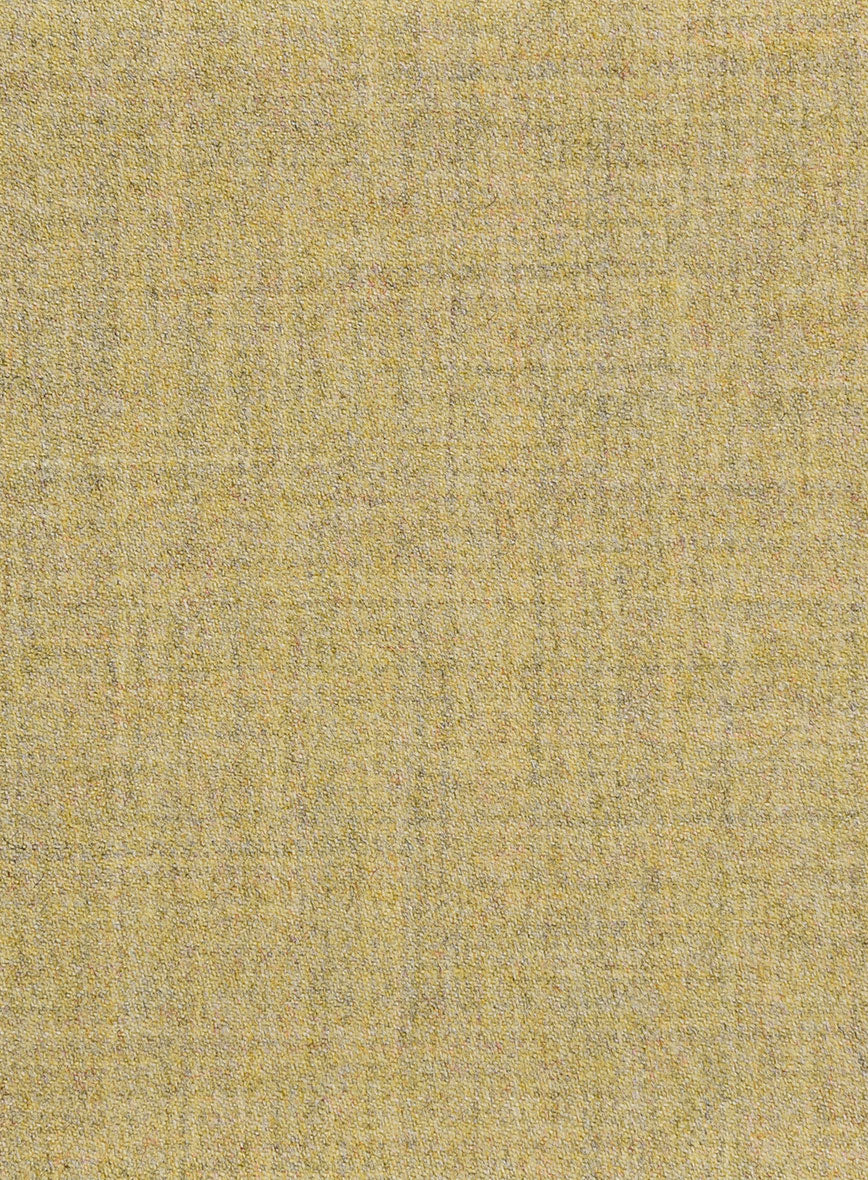 Naples Ochre Yellow Tweed Double Breasted Suit - Image 4