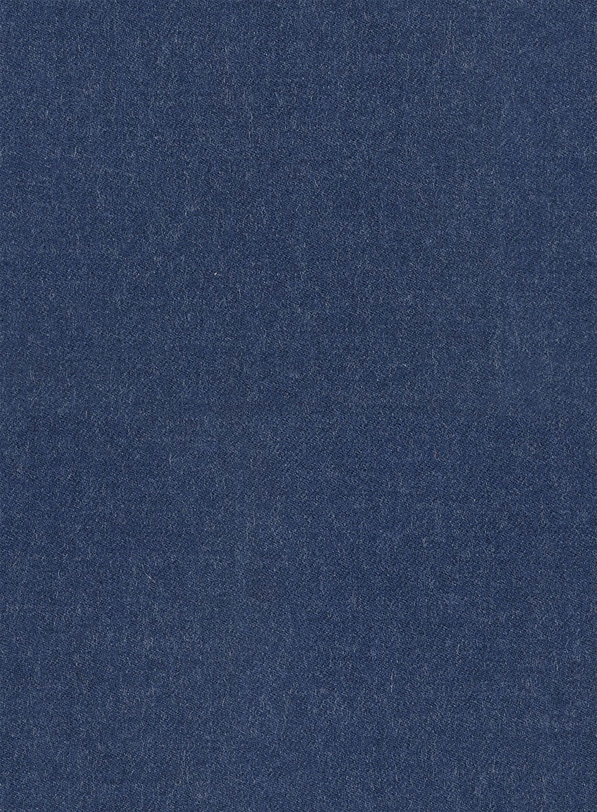 Naples Pacific Blue Tweed Double Breasted Suit - Image 4
