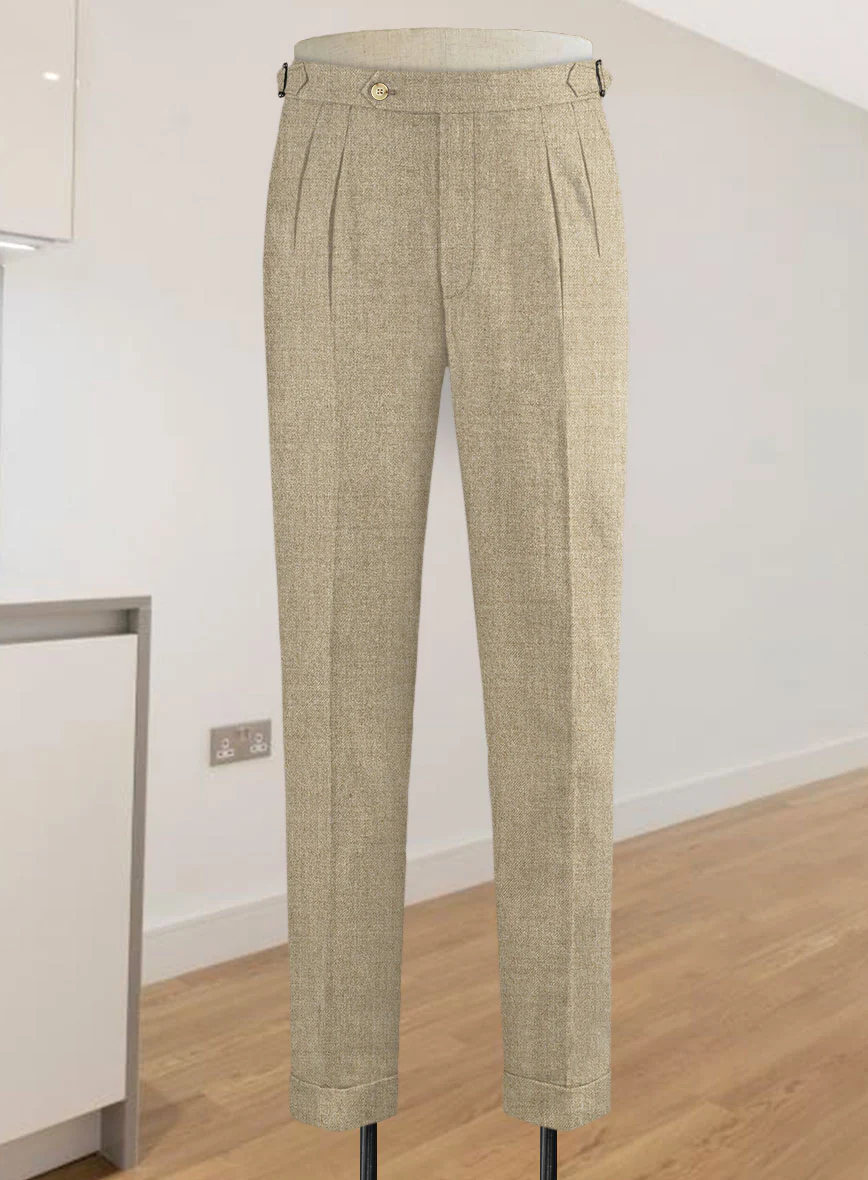 Naples Pine Highland Tweed Trousers