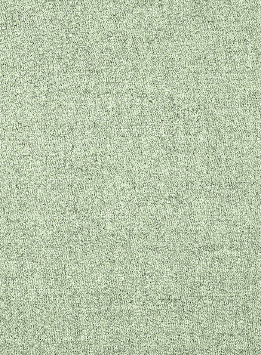 Naples Pista Green Tweed Double Breasted Suit - Image 4