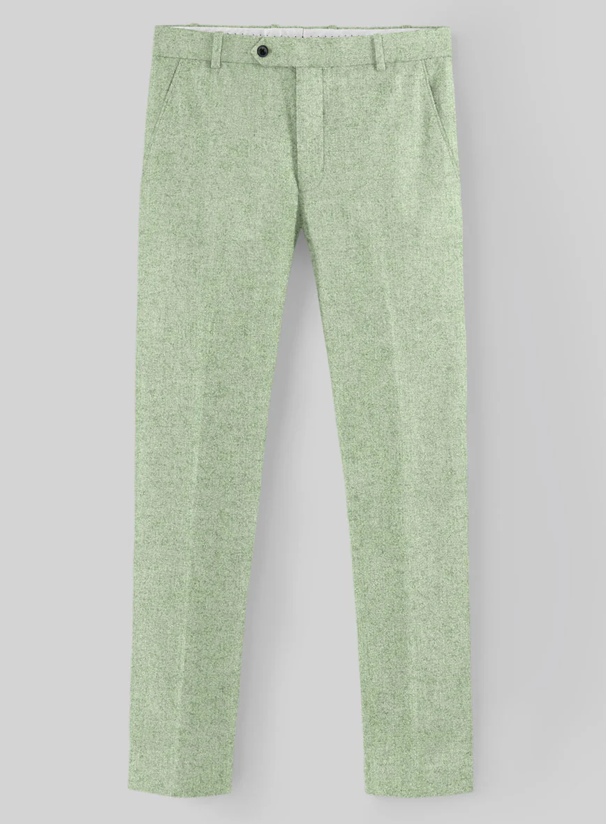Naples Pista Green Tweed Pants