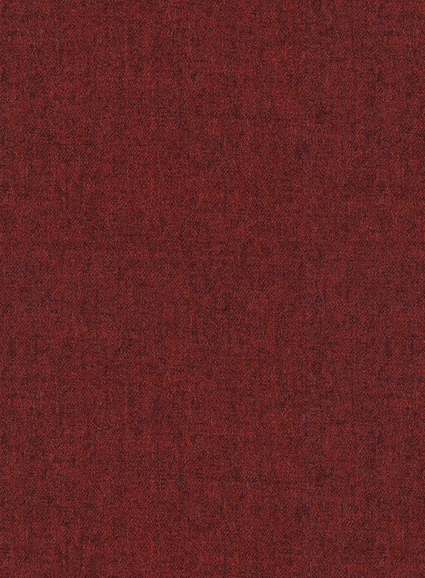 Naples Raw Red Tweed Double Breasted Jacket - Image 2
