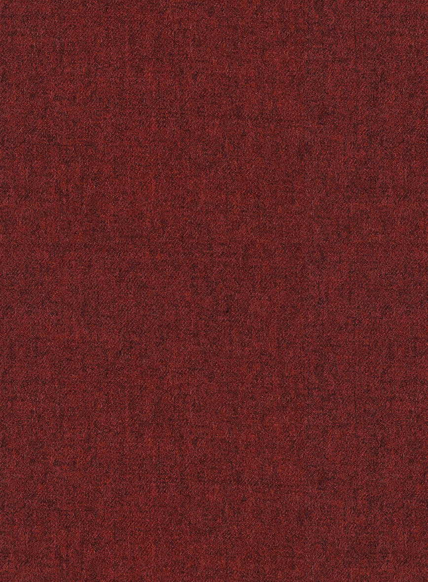 Naples Raw Red Tweed Pants - Image 3