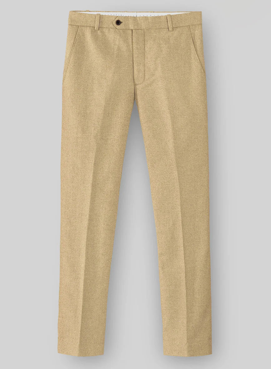 Naples Sahara Beige Tweed Suit - Image 7