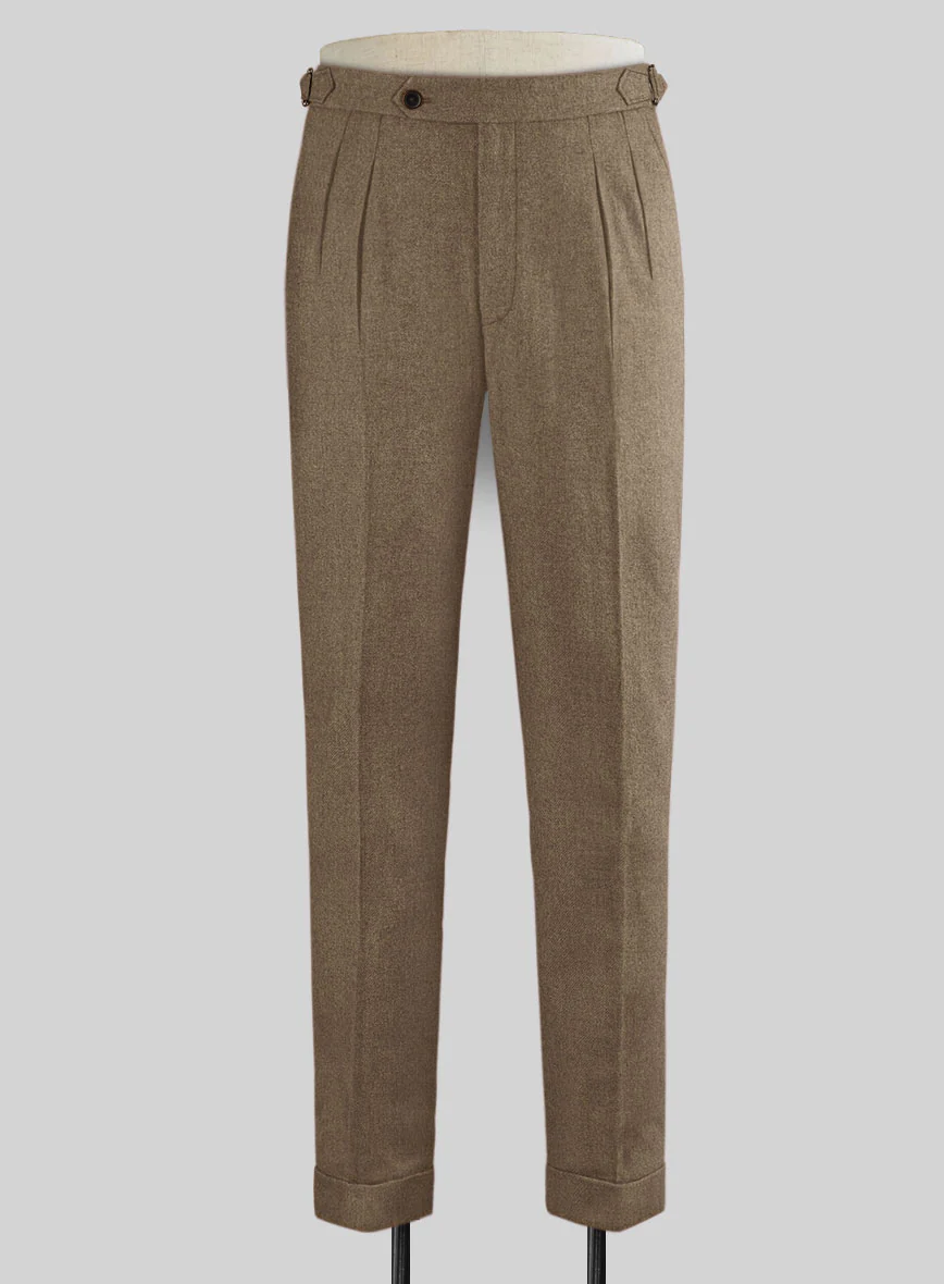 Naples Sahara Highland Tweed Trousers