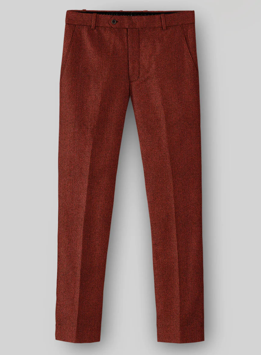 Naples Sundowner Rust Tweed Pants