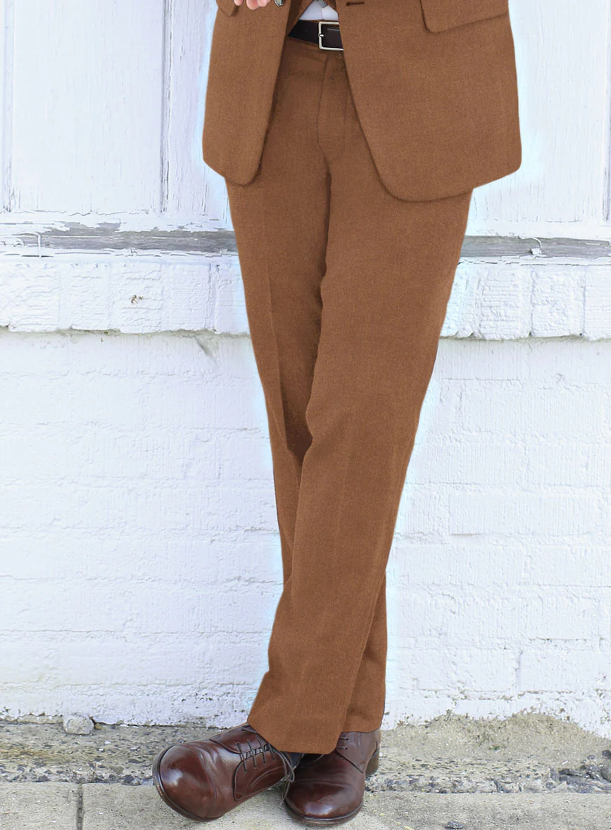Naples Tobacco Tweed Pants - Image 2