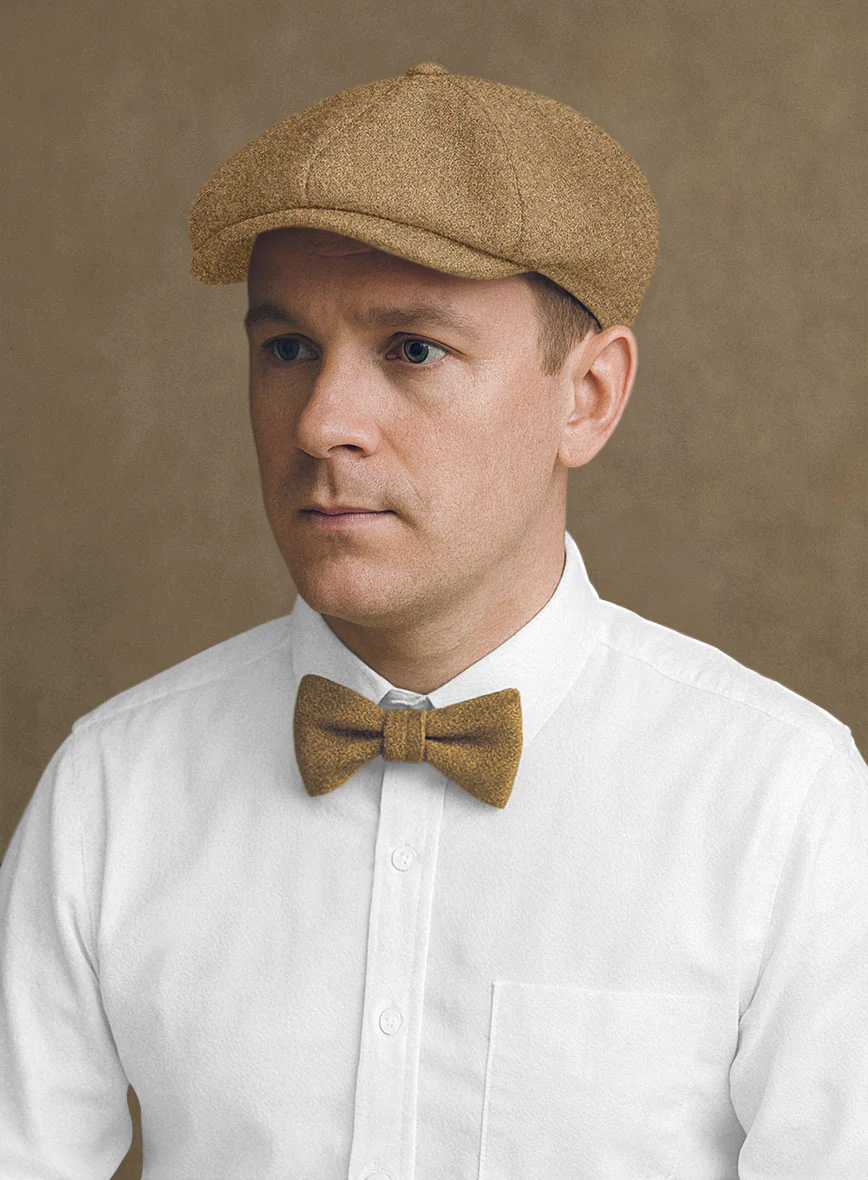 Naples Tuscan Sun Tweed Newsboy Cap - Image 2