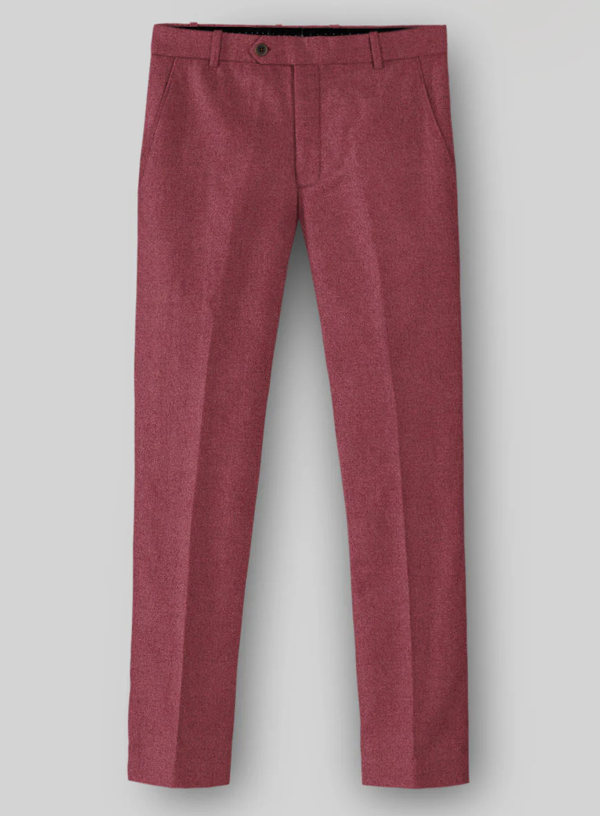 Naples Venetian Pink Tweed Pants