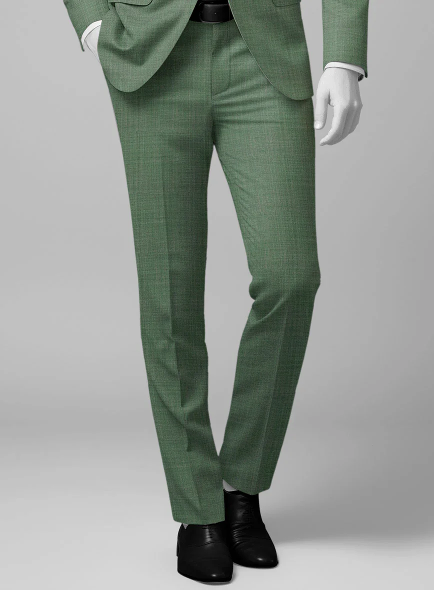 Napolean Amaro Sage Green Wool Pants - Image 2