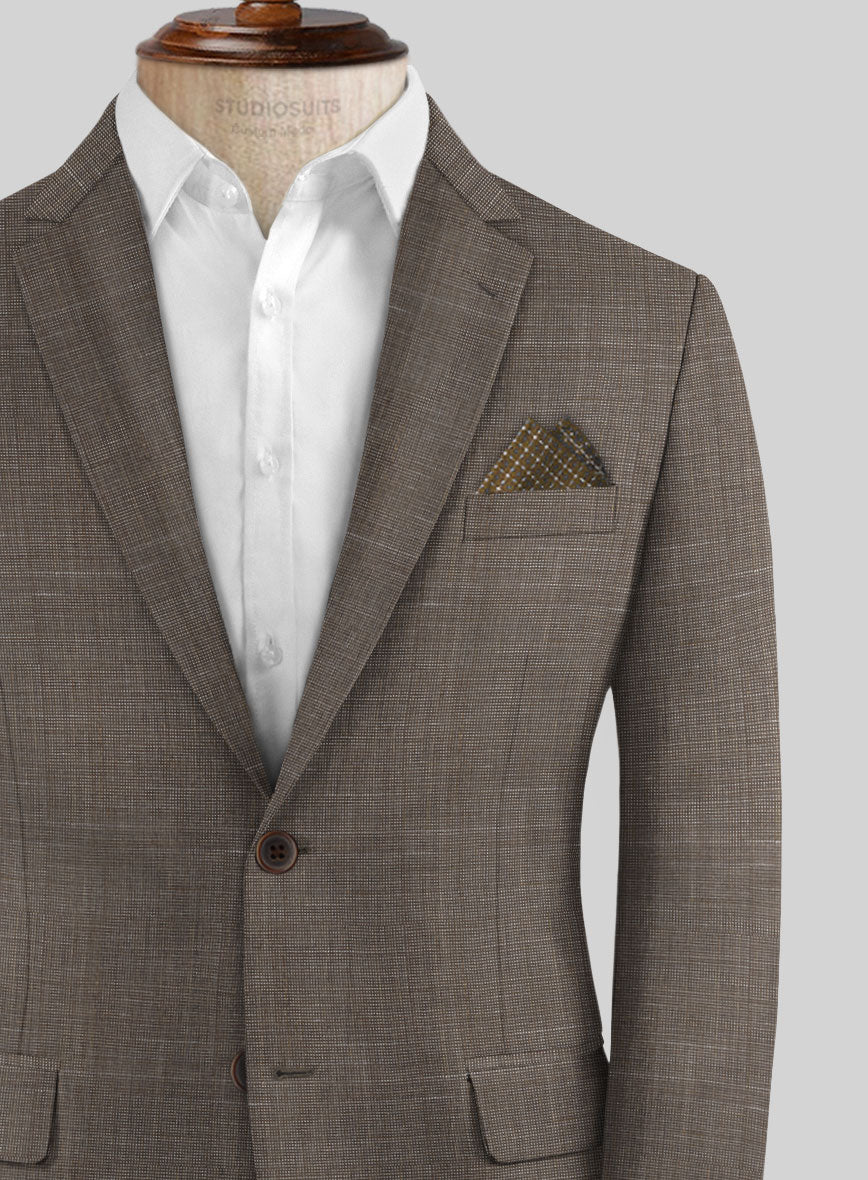 Napolean Ariel Nailhead Dark Brown Wool Jacket - Image 2