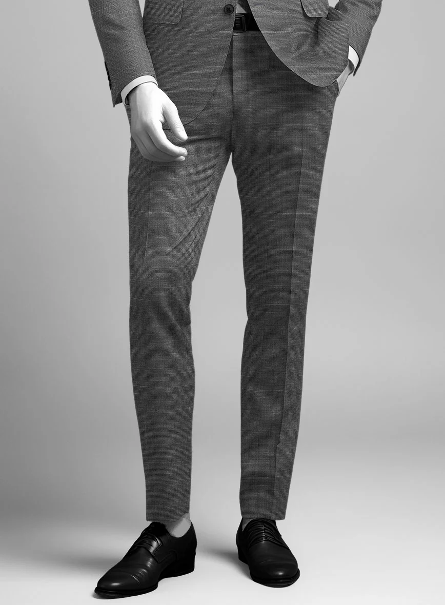 Napolean Ariel Nailhead Gray Wool Suit - Image 6