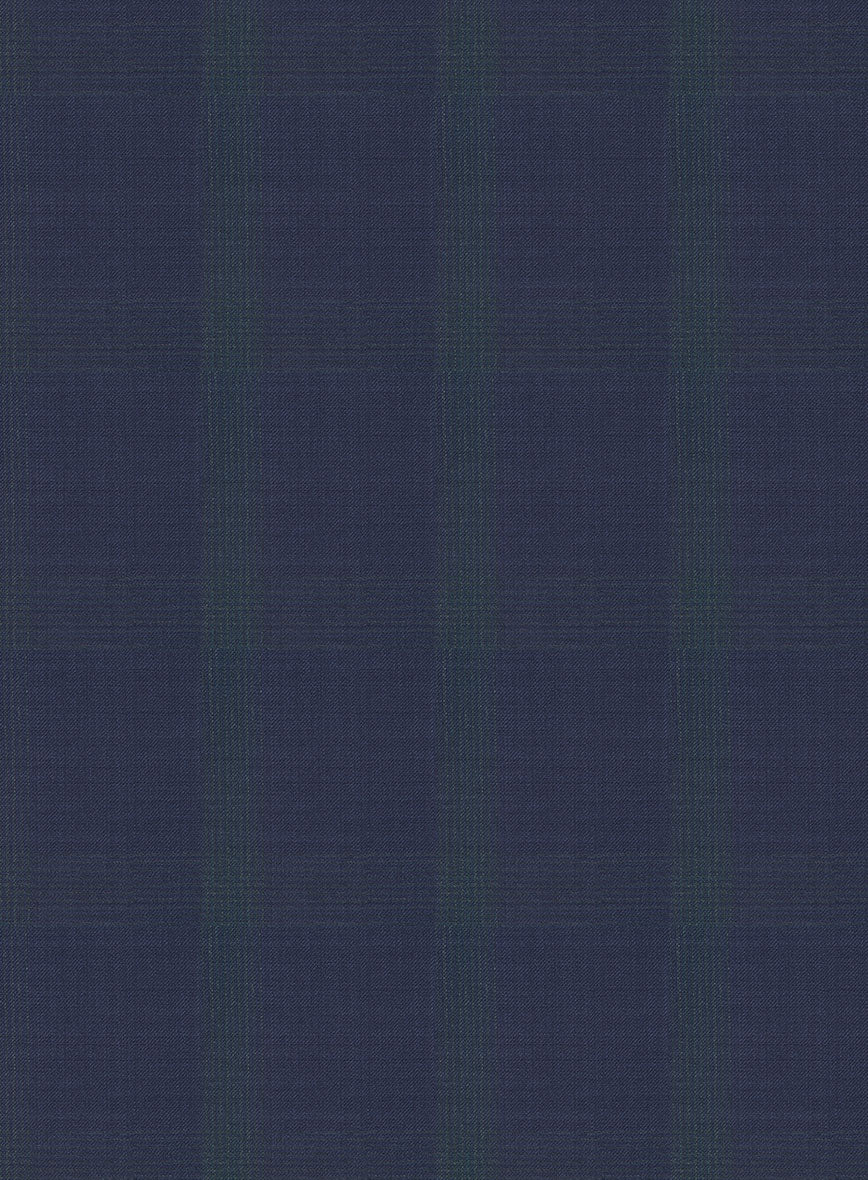 Napolean Artistic Blue Check Suit - Image 7