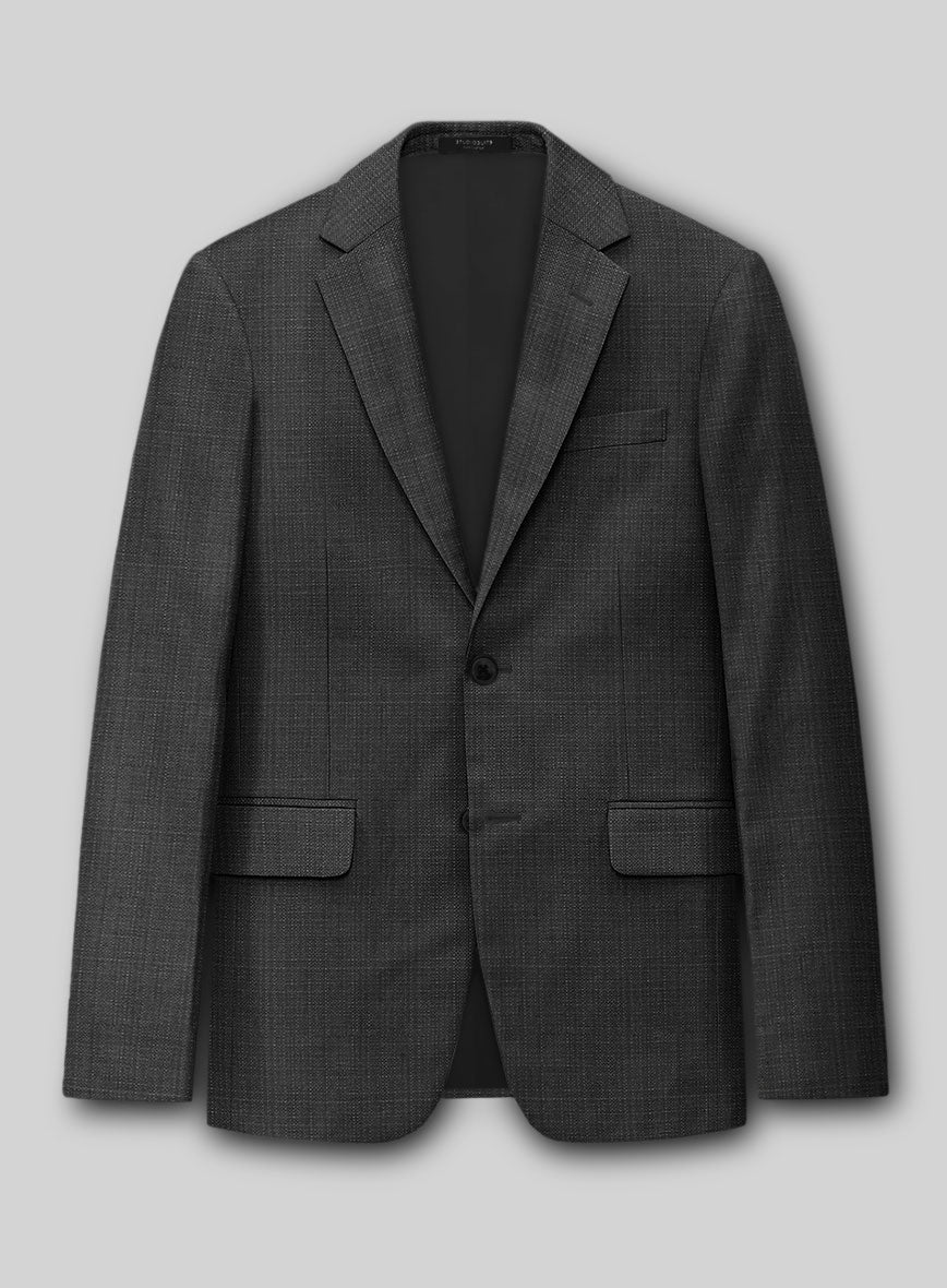 Napolean Bob Weave Gray Wool Jacket