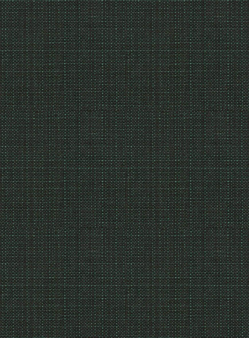 Napolean Bob Weave Green Wool Suit - Image 5