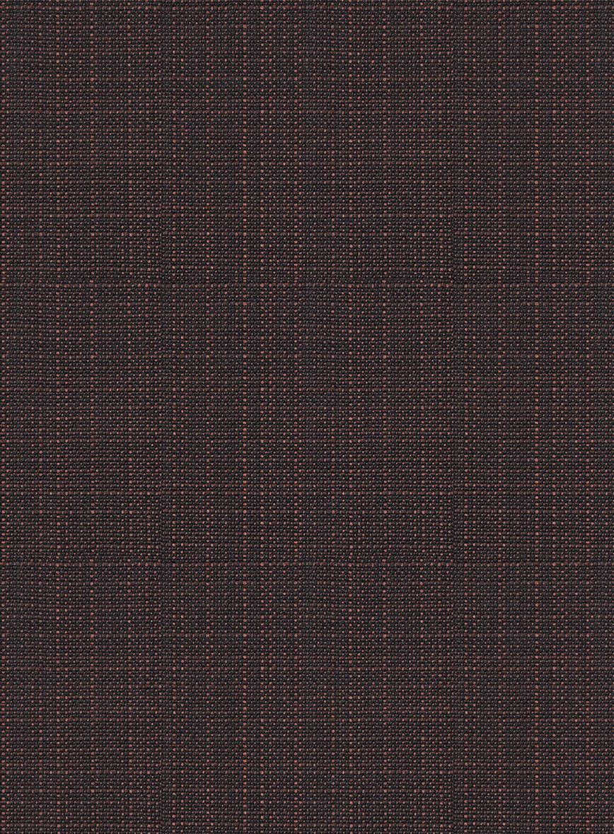 Napolean Bob Weave Rust Wool Pants - Image 3