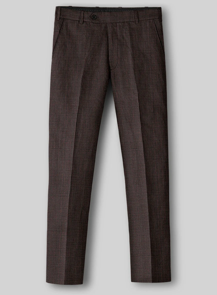 Napolean Bob Weave Rust Wool Suit - Image 5