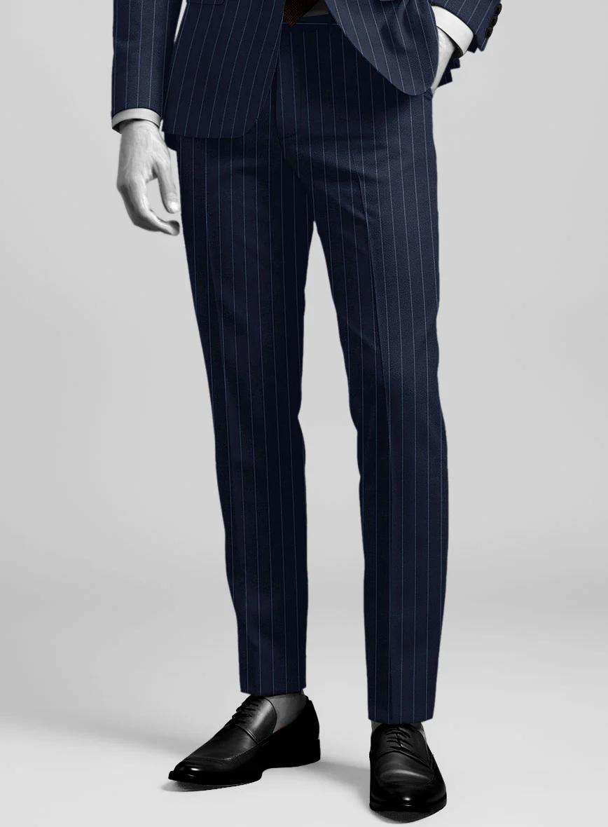 Napolean Broadway Blue Wool Pants