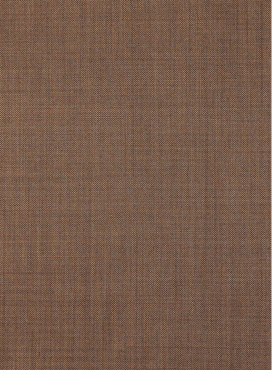 Napolean Caffaro Sharkskin Brown Wool Pants - Image 3