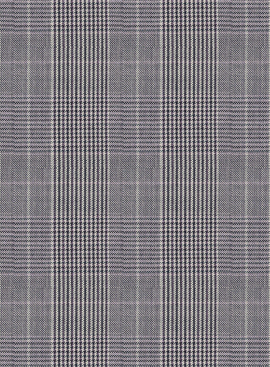 Napolean Canzo Glen Gray Blue Wool Suit - Image 7