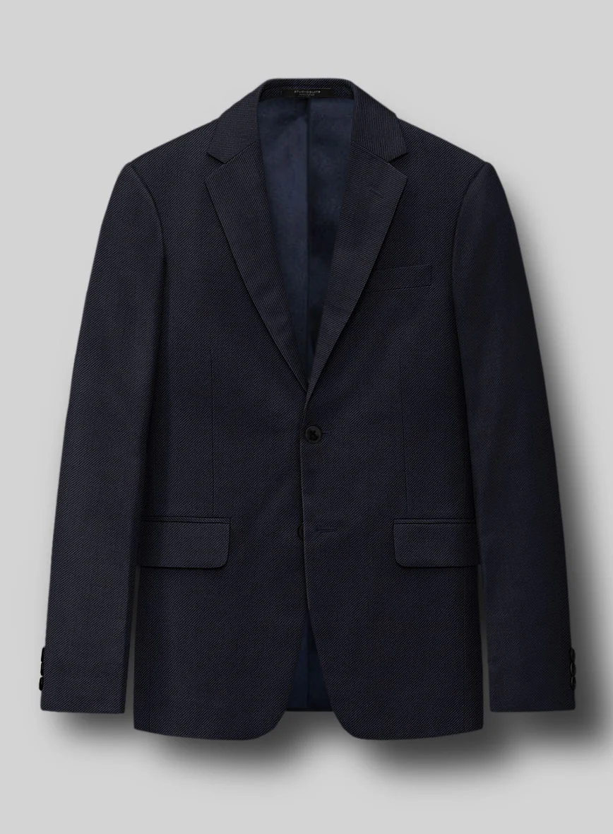 Napolean Cavalry Twill Blue Wool Jacket