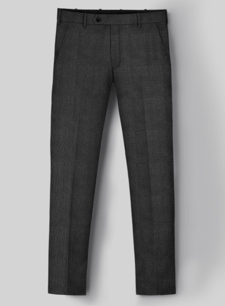 Napolean Cavalry Twill Charcoal Wool Suit - Image 5