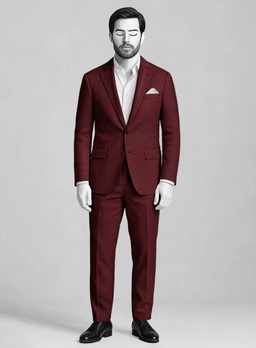 Napolean Cherry Bomb Wool Suit