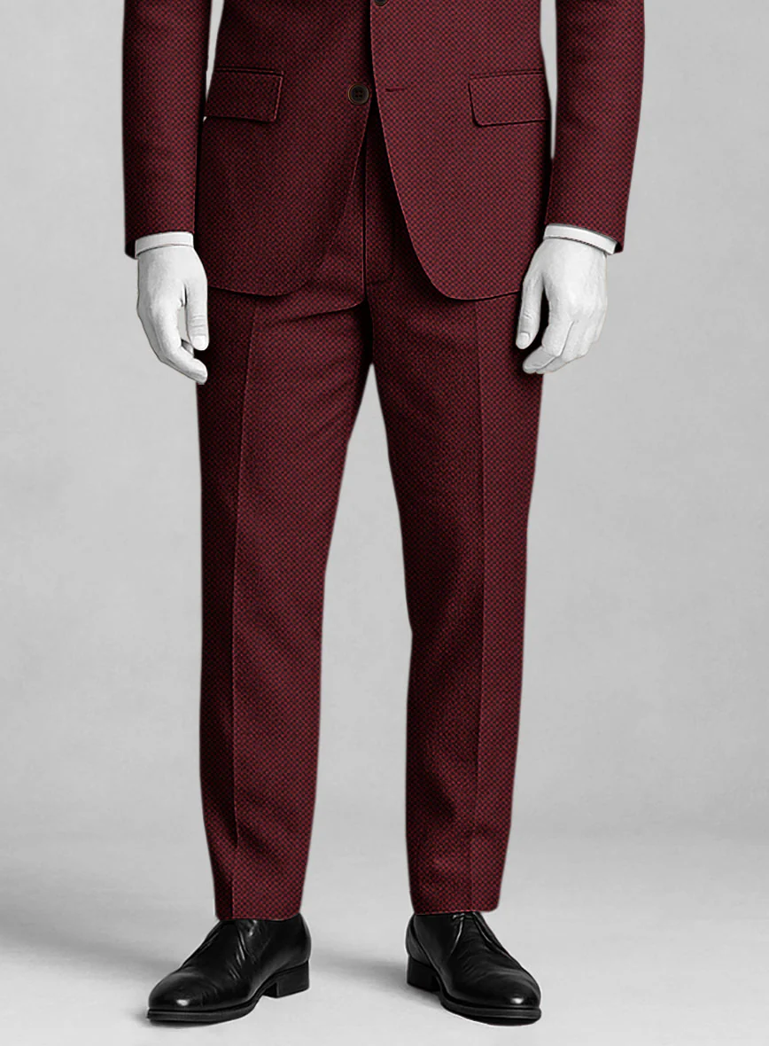 Napolean Cherry Bomb Wool Suit - Image 6
