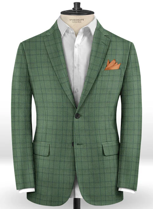 Napolean Corro Green Wool Suit - Image 2