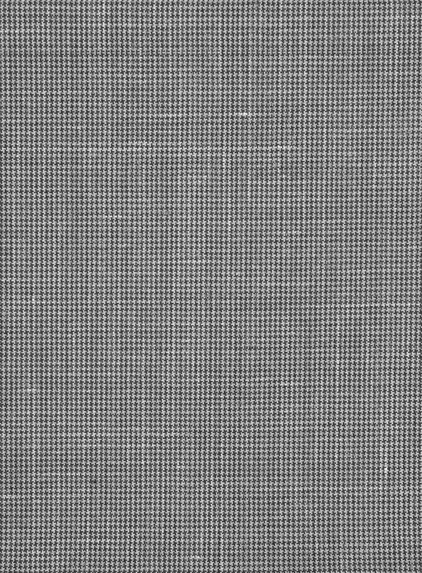 Napolean Costa Mini Houndstooth Gray Wool Suit - Image 6