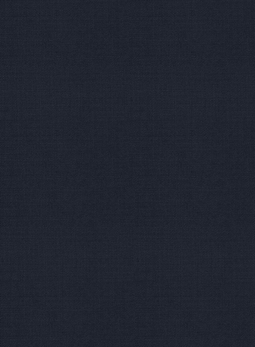 Napolean Dark Blue Wool Black Bar Trouser - Image 2